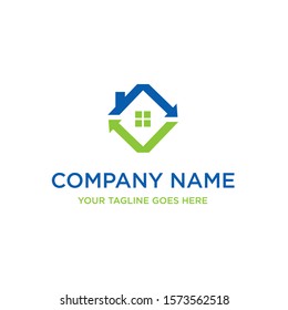 Home Renewal Company Logo Vector Stock Vector (Royalty Free) 1573562518 ...