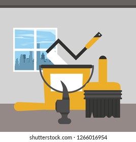 Home in renovation