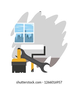 Home in renovation