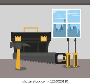 Home in renovation