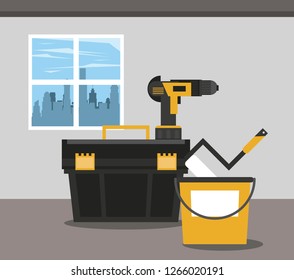 Home in renovation