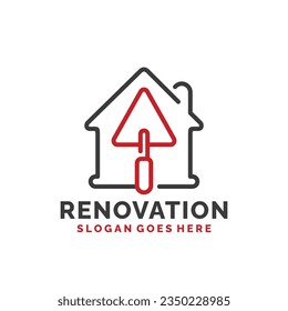 Logo-Design der Innenrenovierung, Vektorgrafik