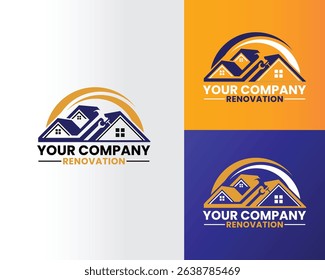 home renovation logo - Handyman logo - construction logo