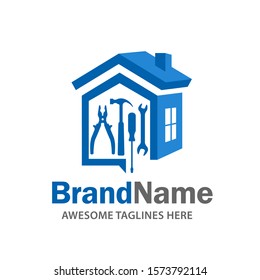 home renovation logo,Property and Construction Logo design Vector