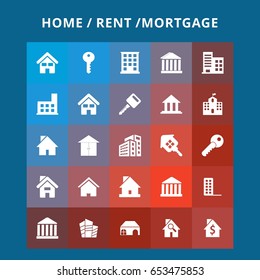Home Rent Icons