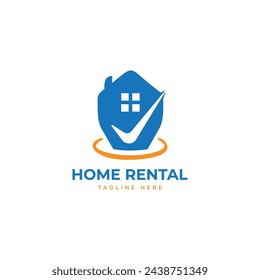 Home Rent Logo design Vector template house rental