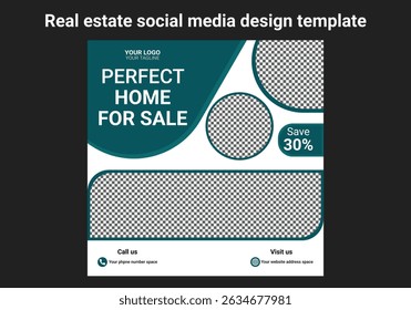 Home rent and sale social media advertising posts digital marketing vector sets. Unique geometric modern square template social media layouts poster and promo social media banners design.

