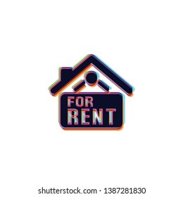 Home for Rent Sign - Vector App Icon