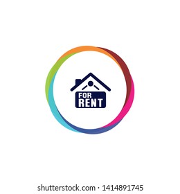 Home for Rent Sign - Vector App Icon