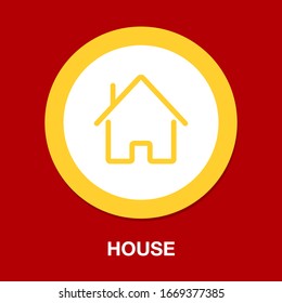 home for rent symbol icon. Simple element illustration. home for rent concept symbol design. Can be used for web and mobile UI/UX