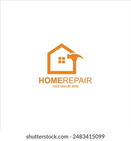 Home Repair Build Logo Icon Vector Free Vector