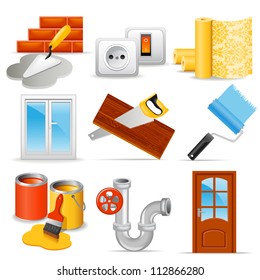Home repair icons