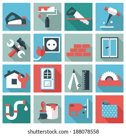 Home repair icons