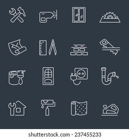 Home repair icons