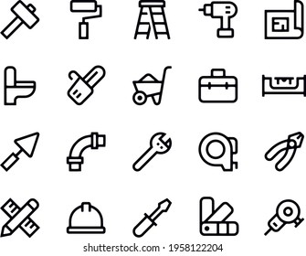 Home Repair Icons vector design 
