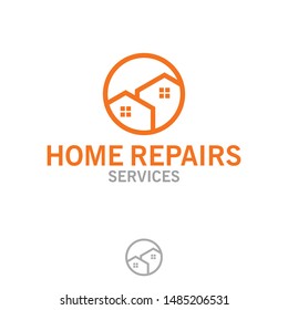 Home Repair Logo Concept Design