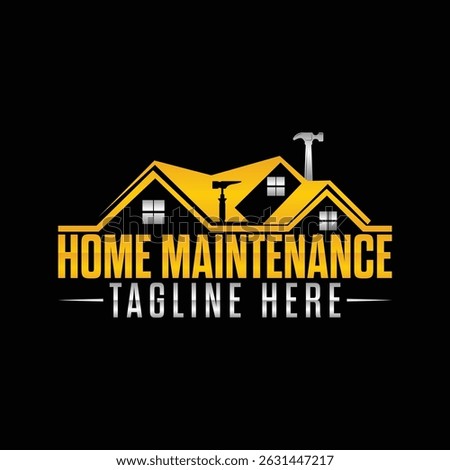 Home repair logo design, repair logo