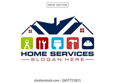 home repair logo design template