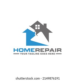 Home repair logo design vector