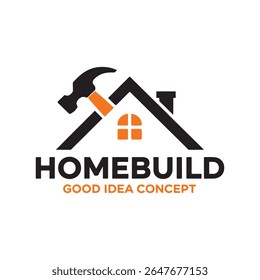 Home Repair Vector de diseño de logotipo, Vector de diseño de logotipo de reparación de bienes raíces