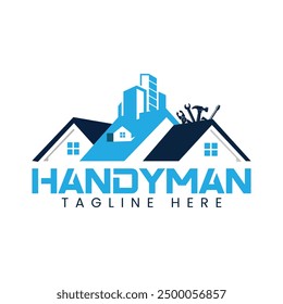 Logotipo de reparación del hogar, Handyman Logo