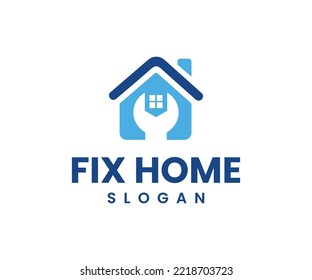 Home repair logo. House, Real Estate, Construction, Building Logo