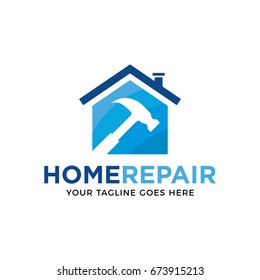 Home Repair Logo Icon Vector Template