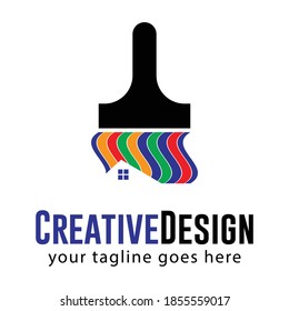 Home repair logo modern design template