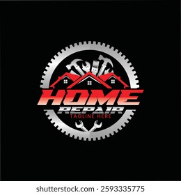 home repair logo, real estate logo