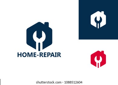 Home Repair Logo Template Design Vector, Emblem, Design Concept, Creative Symbol, Icon