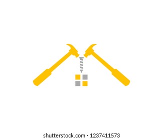 Home Repair Logo Template Design