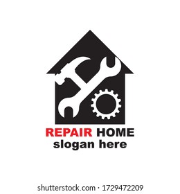 Home Repair Logo Template Design
