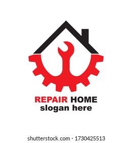 Home Repair Logo Template Design,
