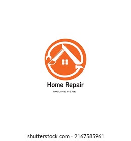 Home Repair logo template vector icon design