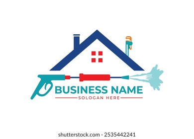HOME REPAIR LOGO TEMPLATE VECTOR