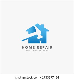 Home Repair Logo. Vector Illustration.