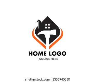 Home Repair Logo Vector Template Stock Vector (royalty Free) 1355940830 