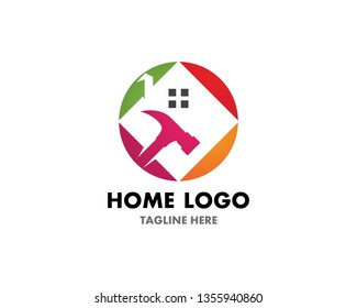 Home repair logo vector template
