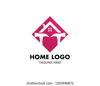 Home repair logo vector template