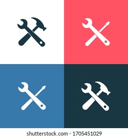 Home Repair Maintenance Vector Color Icon Set