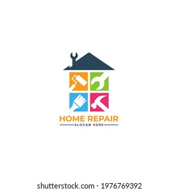 Home Repair Roofing Remodeling Handyman Logo