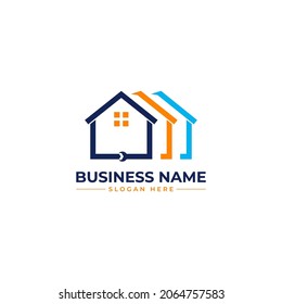 home repair roofing remodeling handyman home décor logo design