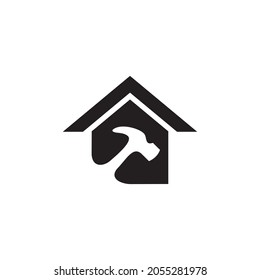 Home repair service vector logo design