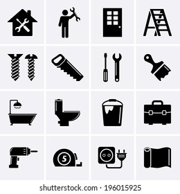 Home Repair And Tools Icons