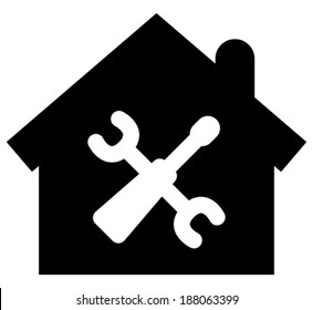 Home Repair Vector Icon Stock Vector (Royalty Free) 188063399 ...