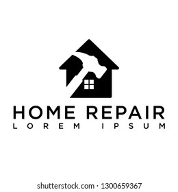 home repair vector logo template 