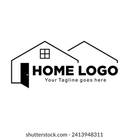 Home residence symbol design vector