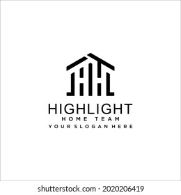 home resort logo design vector