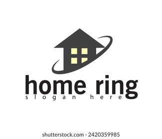 home ring logo design template