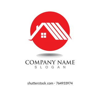 home roof buildings logos